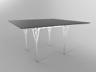 LEICHTBAU-TISCH
  
sich selbst stabilisierender Tisch
  
  _self-stabilizing table_